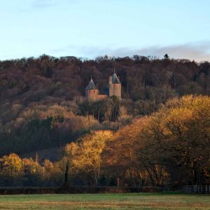Castell Coch in autumn trees